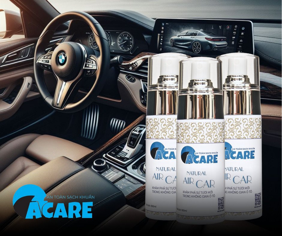 Xịt khử mùi ô tô Acare – Sự Kết Hợp Tinh Tế Của Công Nghệ và Thành Phần Tự Nhiên